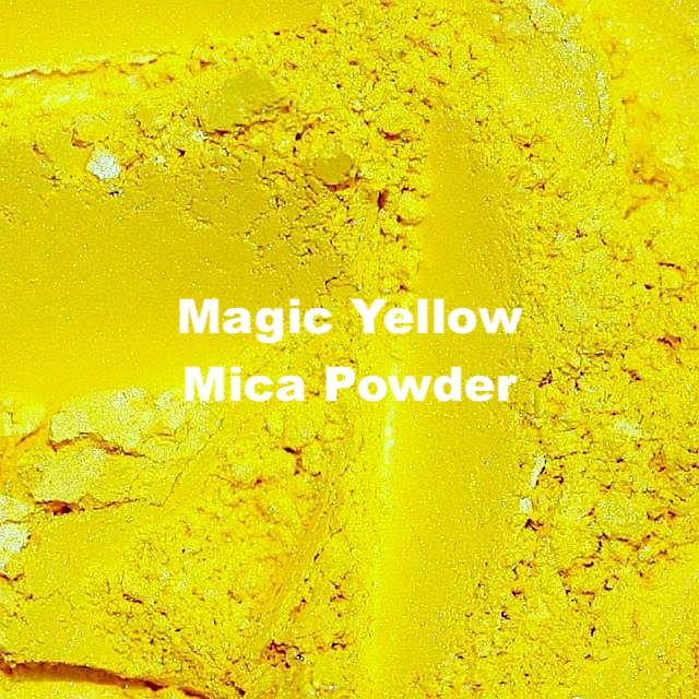 70E Magic Yellow Mica Powder